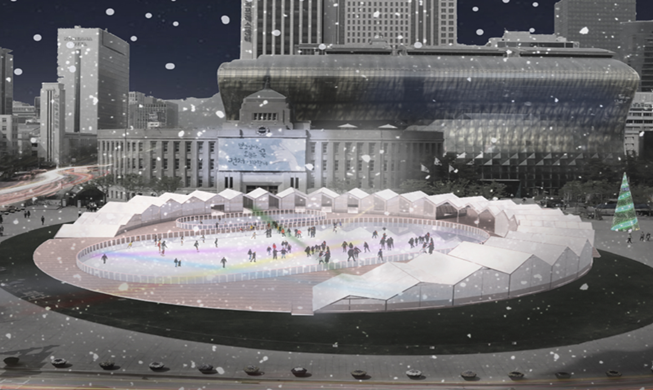 都心の冬の名所「ソウル広場スケート場」が２２日オープン