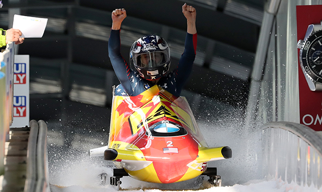 美、女子ボブスレー、「平昌準備完了」