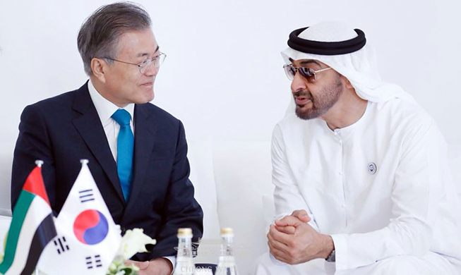 文大統領、「韓国とUAEは兄弟国家」