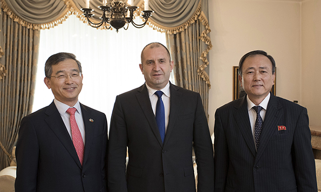 ブルガリア大統領、韓半島の平和を積極的に支持