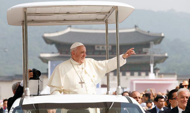 フランシスコ法王「韓半島対話が実を結ぶことを願う」
