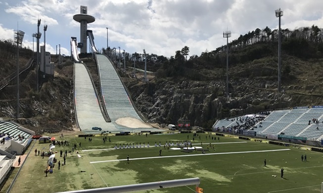 韓国のサッカー競技場に行ってきました