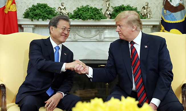 韓米首脳会談、６月に韓国で開催