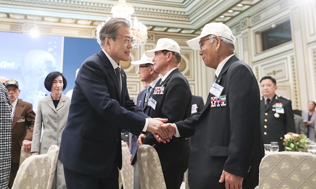 文大統領、「韓国戦争の参戦勇士らは韓国の自負心」