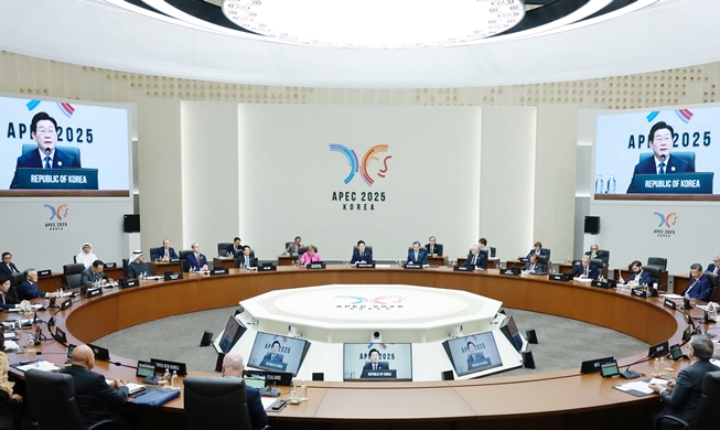 ＡＰＥＣ首脳会議、各国首脳が慶州に集結