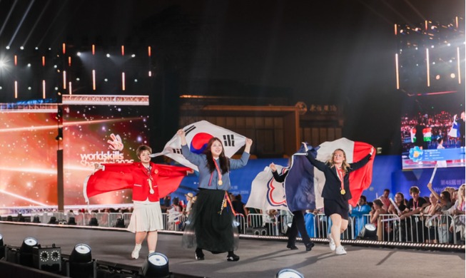 韓国、「技能五輪国際大会」で総合２位に輝く 