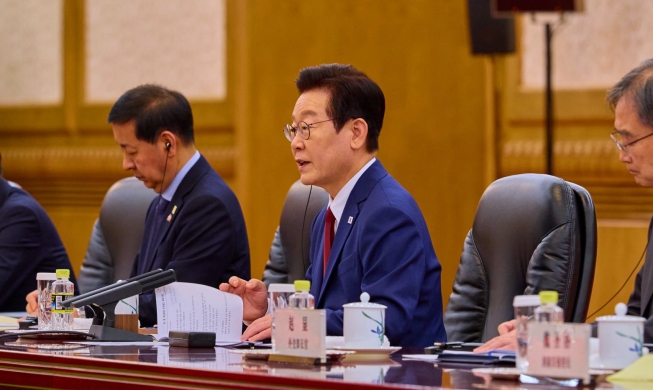 李大統領「西海の構造物撤収へ、実務協議」