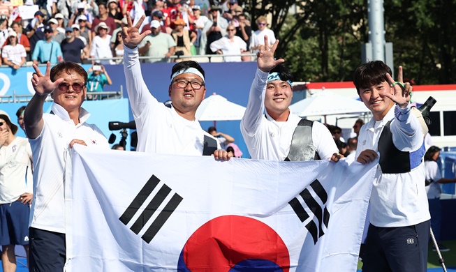 韓国アーチェリー、オリンピック全メダル獲得