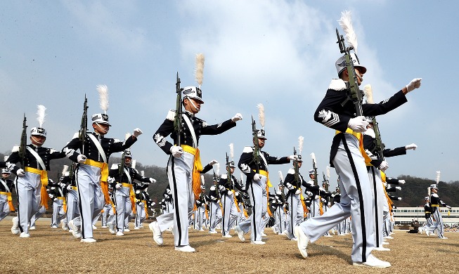 空軍士官学校の入学式