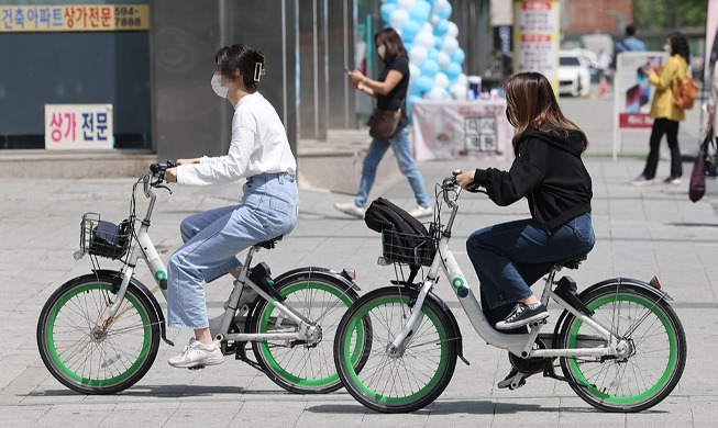 ソウルの自転車レンタルサービス