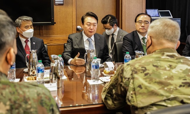 韓国次期大統領が在韓米軍基地訪問「韓米同盟」を強調