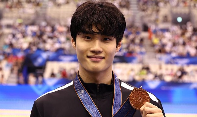 黄宣優が世界水泳選手権でメダル獲得　２大会連続