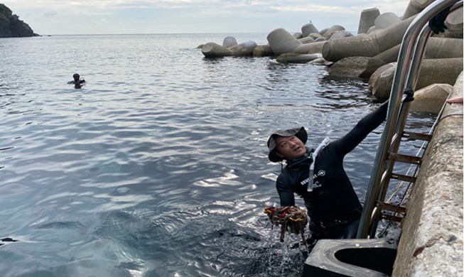 【写真で見る韓国】鬱陵島をキレイにしよう