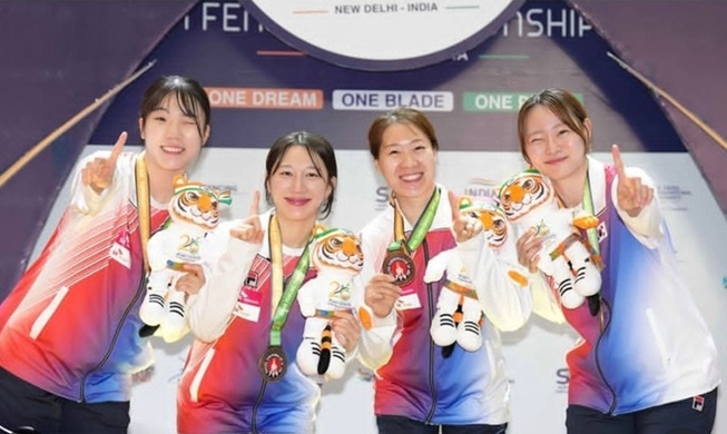 韓国女子サーブル団体、アジア選手権で金メダル
