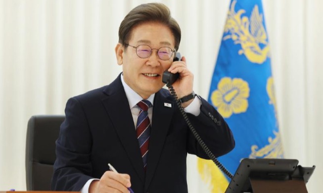 韓米首脳電話会談