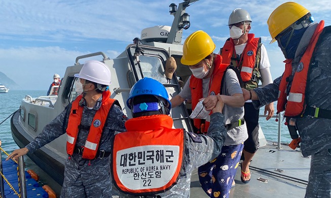 【写真で見る韓国】海上ワクチンセンター