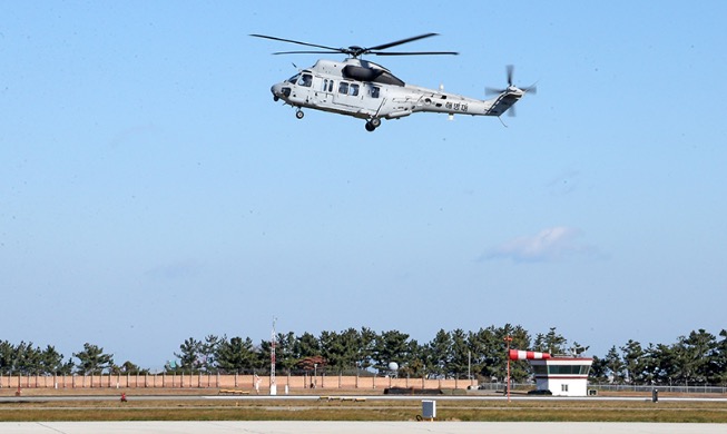 【写真で見る韓国】韓国軍海兵隊航空団創設式