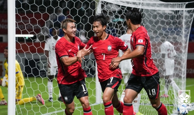 韓国、カタールに４対１で勝利