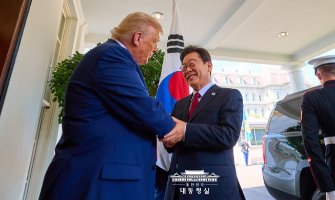 李大統領、「トランプ大統領と韓米の信頼を確認」