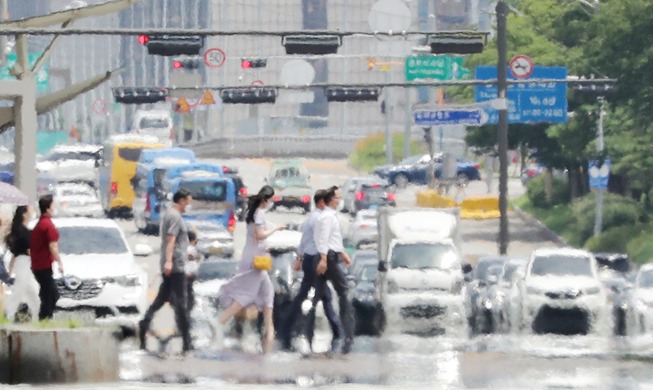 【写真で見る韓国】強烈な熱波