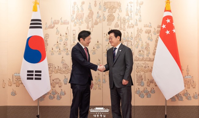 韓国・シンガポール、戦略的パートナーシップを樹立