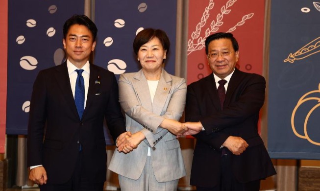 韓日中農業長官会議、７年ぶりに再開