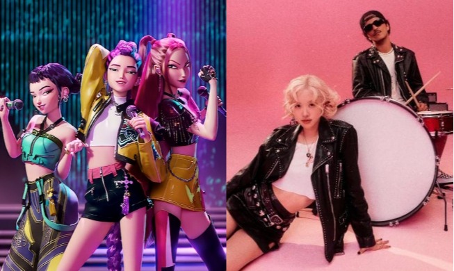 世界ストリーミングランキング「Golden」２位、「APT.」」４位