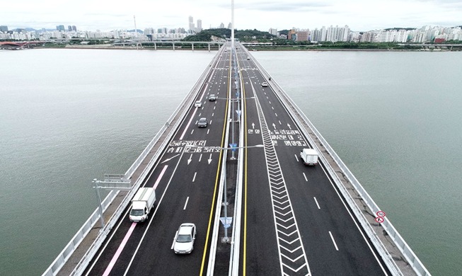 【写真で見る韓国】漢江３１番目の橋「ワールドカップ大橋」開通