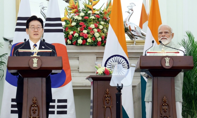 韓国・インド、２０３０年までに貿易額倍増へ