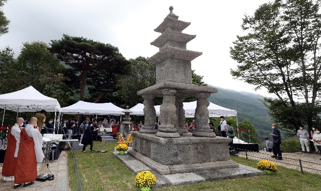 【写真で見る韓国】四獅子三層石塔