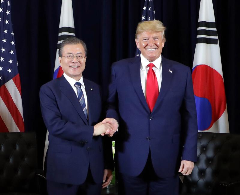 190923_Presidente Moon and President Trump