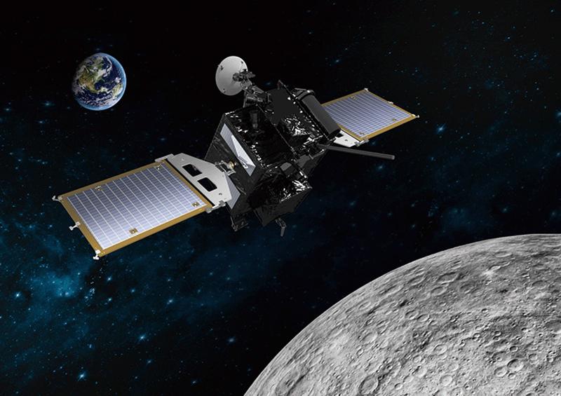 韓国初の月探査機「タヌリ」のイメージ写真 ＝韓国航空宇宙研究院