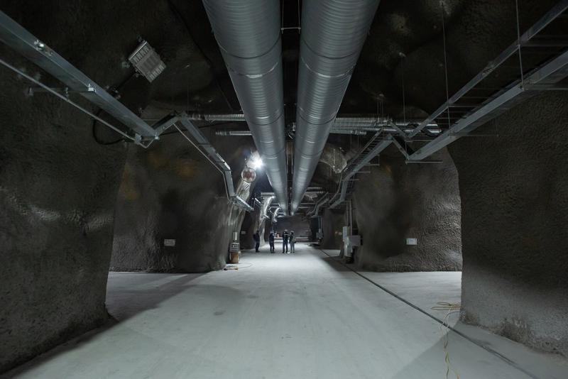 江原道・旌善郡の地下に建てられた「礼美ラボ」＝科学技術情報通信部