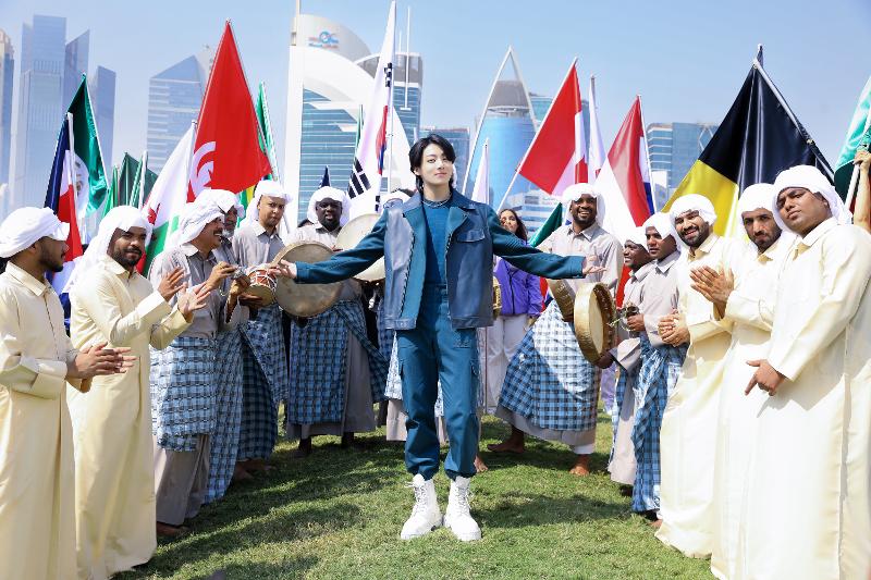 ＪＵＮＧ　ＫＯＯＫの「Ｄｒｅａｍｅｒｓ」ＭＶの撮影現場＝ＢＴＳツイッター