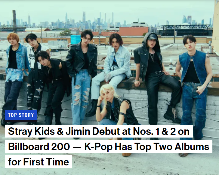 Stray Kids、「ビルボード200」で5作連続1位