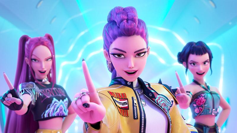 「Ｋ－ＰＯＰデーモン・ハンターズ」が累積再生回数２億６６００万回を記録し、映画とショーを合わせて、ネットフリックス再生回数１位を記録したコンテンツとなった＝ネットフリックス