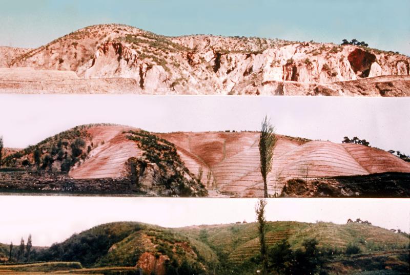 『山林緑化の記録物』は、２０２５年にユネスコの「世界の記録」に登録された。慶尚北道（キョンサンブクド）・浦項（ポハン）市にある迎日（ヨンイル）湾一帯で、１９７３年から１９７７年にわたって山林復旧が行われた過程を収めた写真＝山林庁