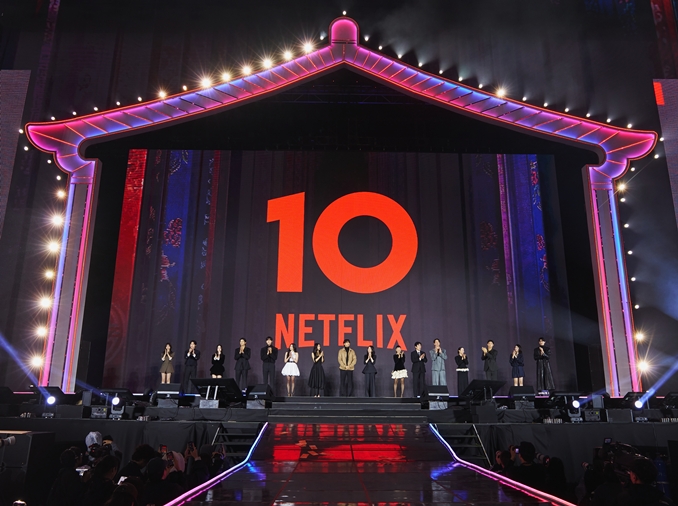 ネットフリックス、韓国進出１０年を記念するイベント開催