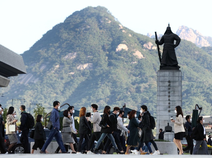 韓国銀行「経済心理、４年３カ月ぶりの高水準」
