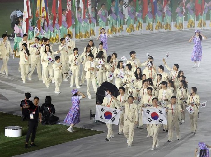 韓国、アジア大会総合３位