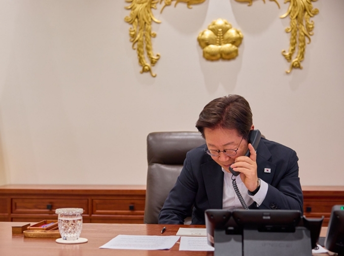 イ・ジェミョン大統領、テュルキェ大統領と電話会談