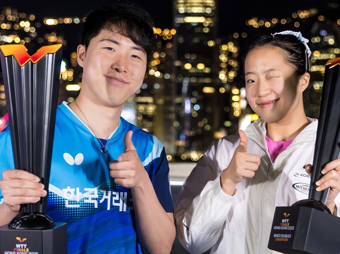 イム・ジョンフンとシン・ユビン、ＷＴＴ香港ファイナルズで韓国勢初優勝